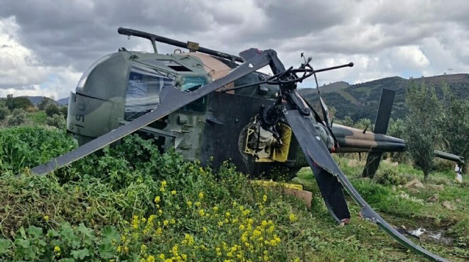 Faciaya ramak kalmıştı... Helikopter olay yerinden kaldırıldı