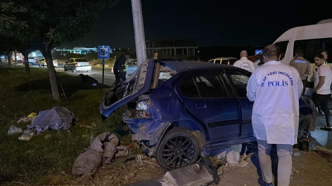 Feci kaza: Araçtan fırlayan kadın can verdi