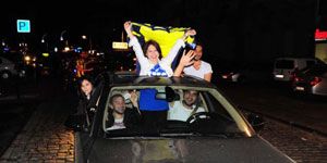 İzmir de Fenerbahçe coşkusu: Her yer sarı-lacivert