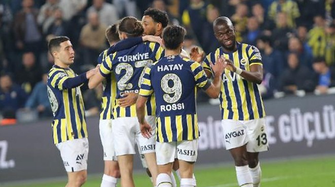 Fenerbahçe erteleme maçında Konyaspor u yendi