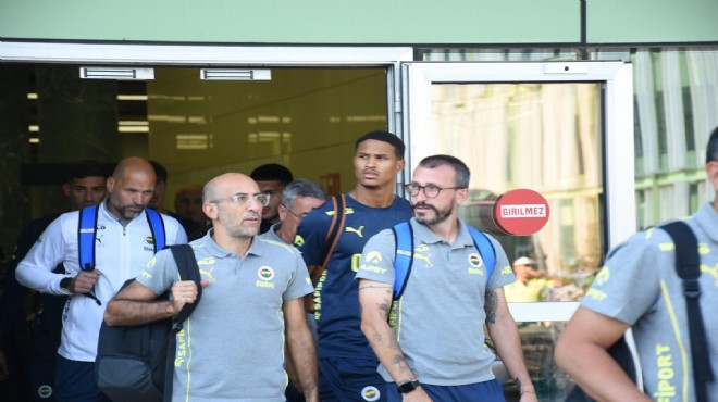 Fenerbahçe ye İzmir de coşkulu karşılama