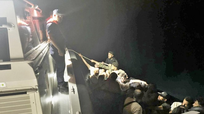 Fethiye açıklarında 18 göçmen yakalandı