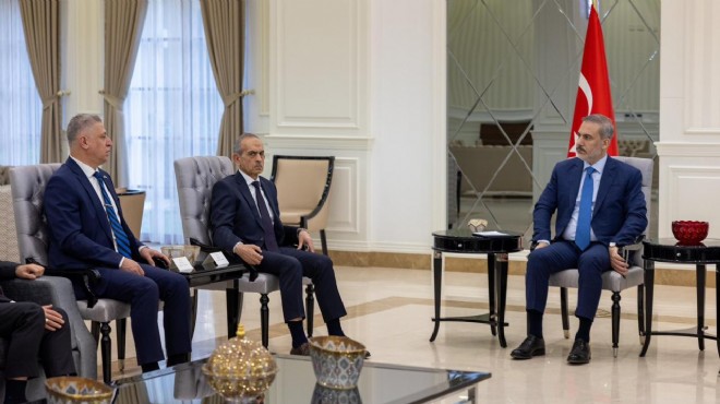 Fidan, Irak Türkmen Cephesi Başkanı Turan ile görüştü