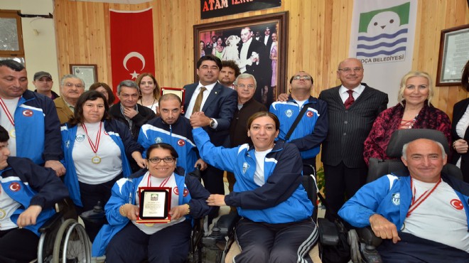 Foça Belediyesi sporcusu, engelli bocada Türkiye şampiyonu oldu