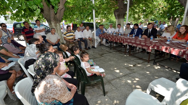 Foça da halk toplantıları tam gaz!