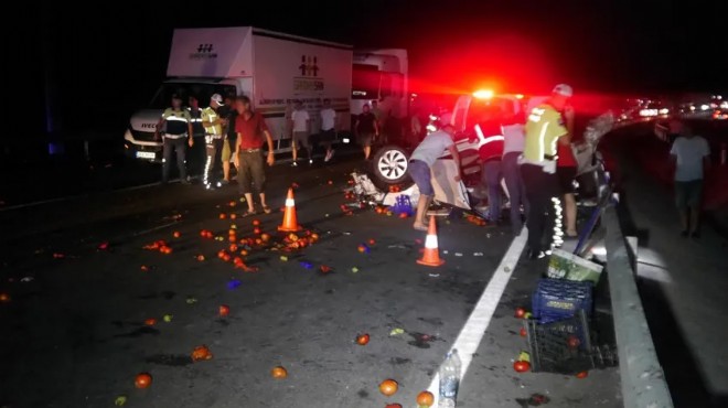 İzmir yolu kana bulandı... 1 ölü, 5 yaralı!