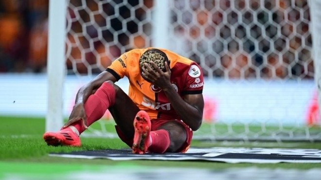 Galatasaray da Osimhen şoku... Oyuna devam edemedi