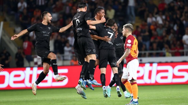 Galatasaray Hatay a takıldı