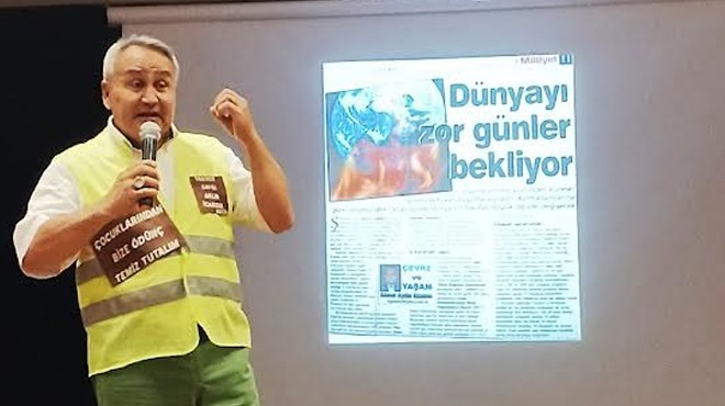 Gazeteci Akansu dan çocuklara çağrı: Dünyayı kurtarın