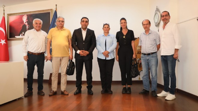 Gazetecilerden Başkan Çerçioğlu na ziyaret