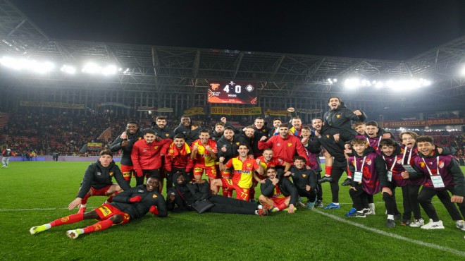 Göztepe de derbi coşkusu!