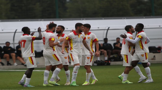 Göztepe, hazırlıkta galip!