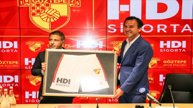 Göztepe nin şort sponsoru HDI Sigorta oldu