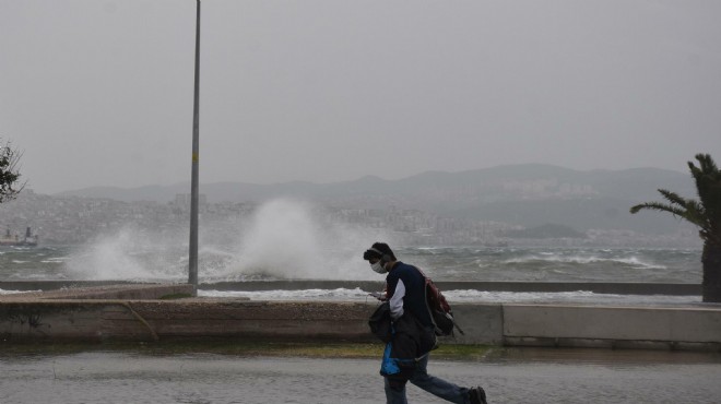 Güney Ege Denizi için fırtına uyarısı