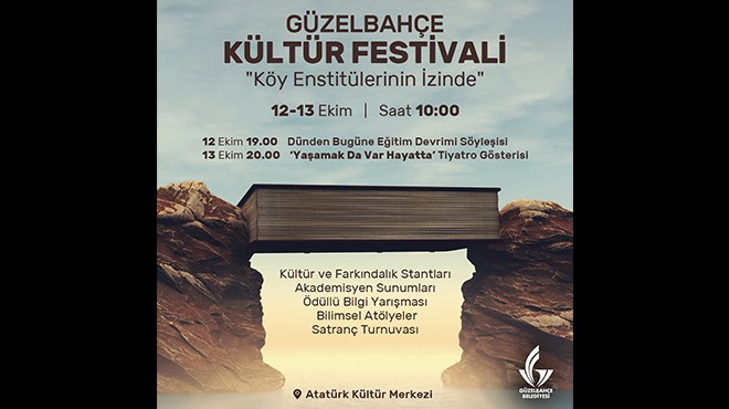 Güzelbahçe Kültür Festivali başlıyor