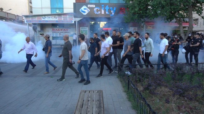Hakkari protestosuna polis müdahalesi: 3 gözaltı