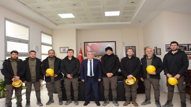 Hatay’da yaraları sardılar... Torbalı nın kahramanları evlerine döndü!