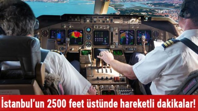 Havada panik: Bayağı büyük bir drone...