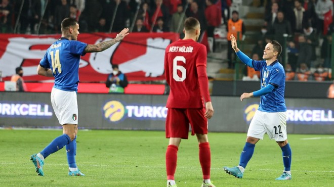 Hazırlık maçında Türkiye İtalya ya yenildi