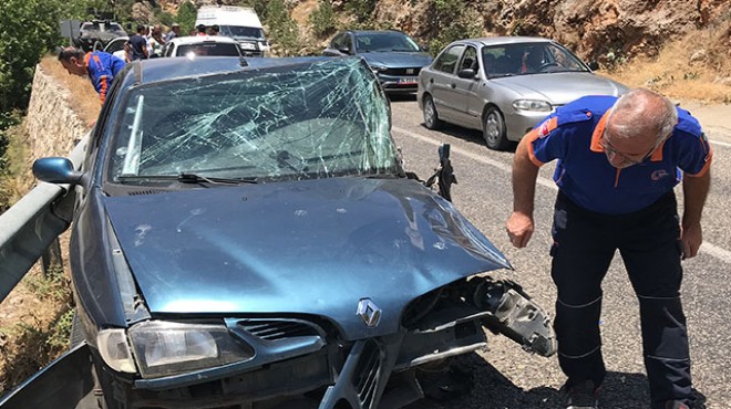 HDP li eski vekil aracıyla kaza yaptı