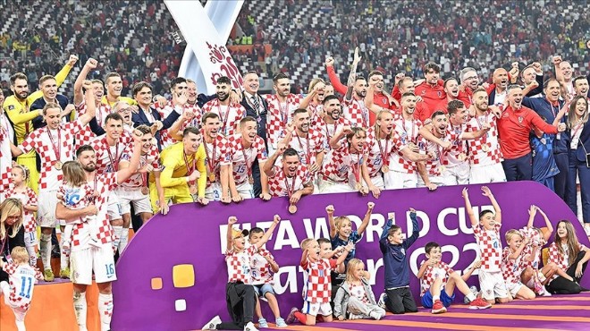 Hırvatistan, Dünya Kupası nda 3 üncü oldu