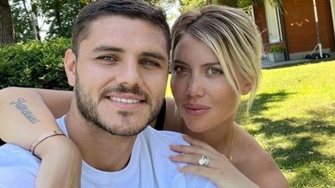 Icardi den Wanda Nara ya alyanslı mesaj