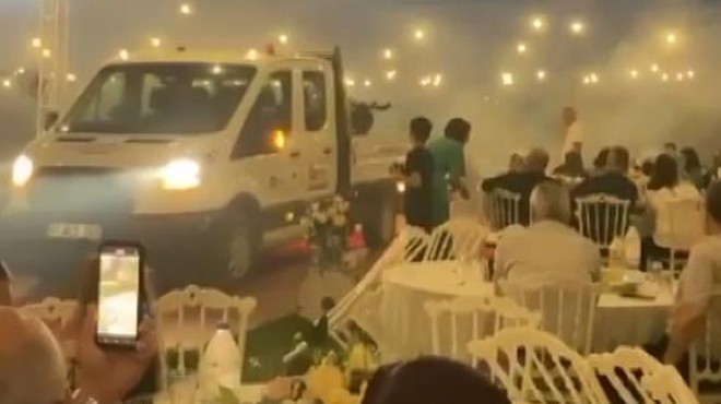 İlginç olay... Sivrisinek nedeniyle düğüne ilaçlama ekibi çağrıldı!