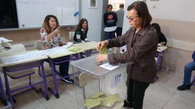 İlk oylar atıldı... İzmirliler sandık başında!