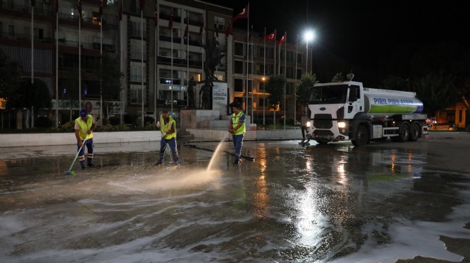 İncirliova da temizlik çalışmaları tam gaz