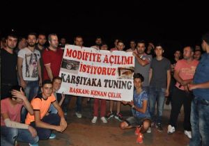 İzmir de modifiye açılım eylemi!