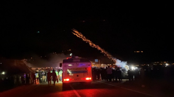 İsrail protestosuna biber gazlı müdahale!