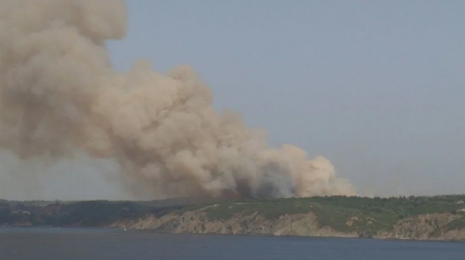 İstanbul Beykoz da iki ayrı noktada orman yangını