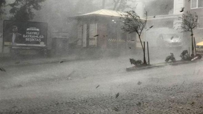 İstanbul da alarm... Yağış başladı