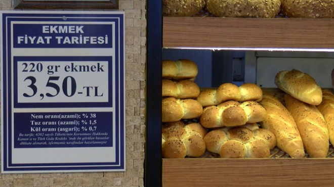 İstanbul da ekmeğe bir zam daha! 3,5 lira oldu