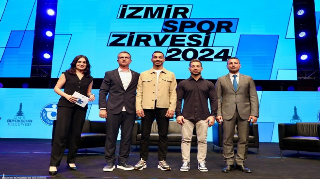 İz bırakan sporcular İzmir Spor Zirvesi’nde