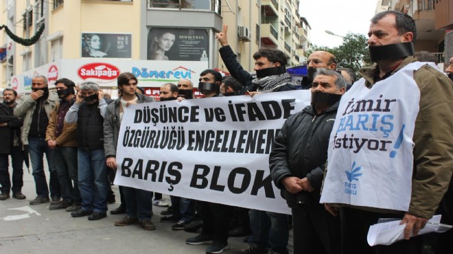 İzmir de Barış Bloku ndan sessiz eylem