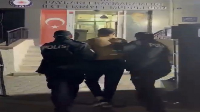İzmir de dehşet anları.... Eski eşine ve polise bıçakla saldırdı!