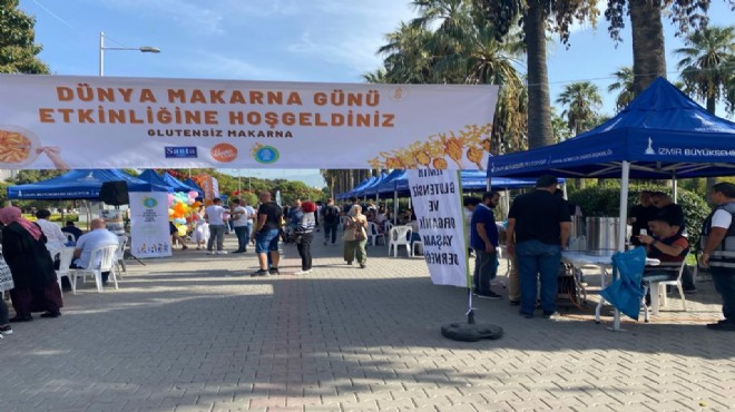 İzmir de Dünya Makarna Günü  glütensiz  kutlandı