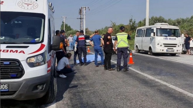 Tire de belediye işçisinin acı sonu...  Ölüm Yolu na bir kurban daha!