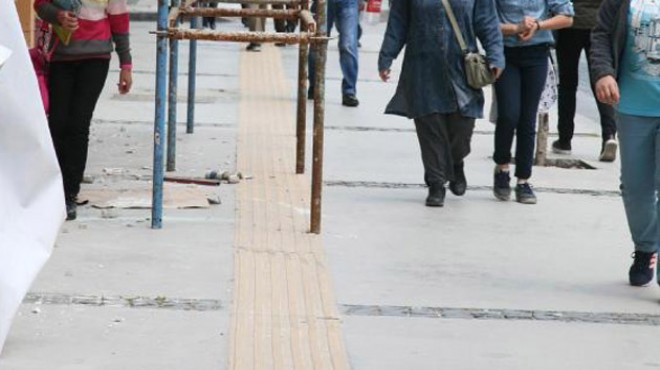 İzmir’de görme engellilerin çilesi bitmiyor!