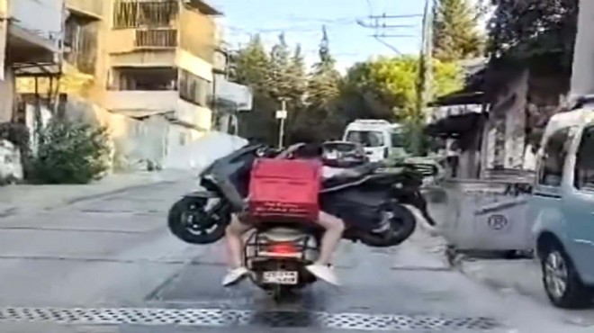 İzmir de güvenli taşımacılık: Motosiklet, üstü motosiklet!