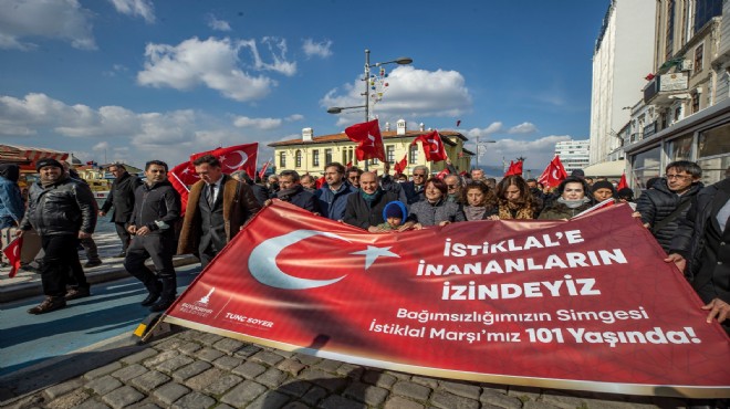 İzmir de İstiklal coşkusu!