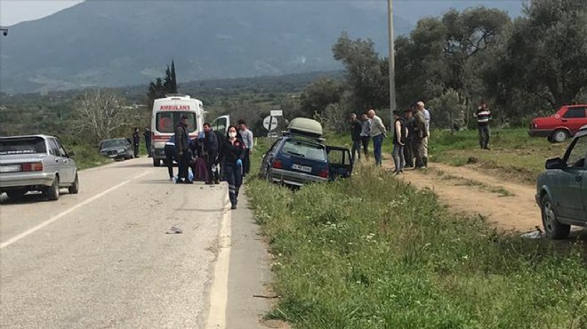 İzmir de kaza... Motosiklet sürücüsü can verdi