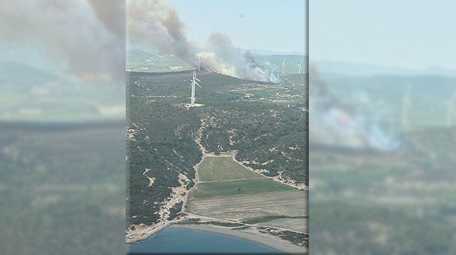 İzmir deki korkutan orman yangını kontrol altında