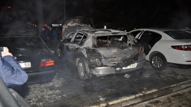 İzmir’de lise bahçesinde yangın dehşeti