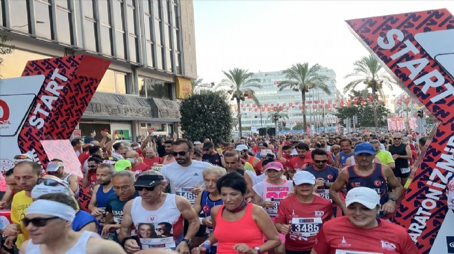 İzmir de maraton heyecanı!