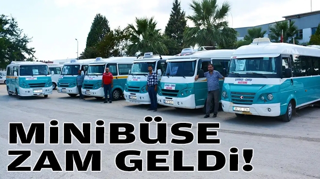 İzmir’de minibüs ücretlerine zam!