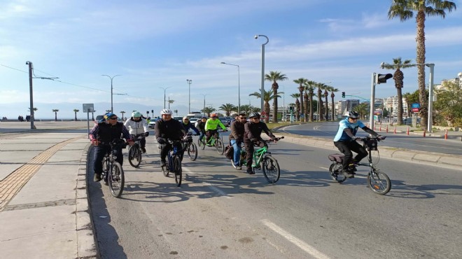 İzmir de pedallar asrın felaketi için çevrildi!