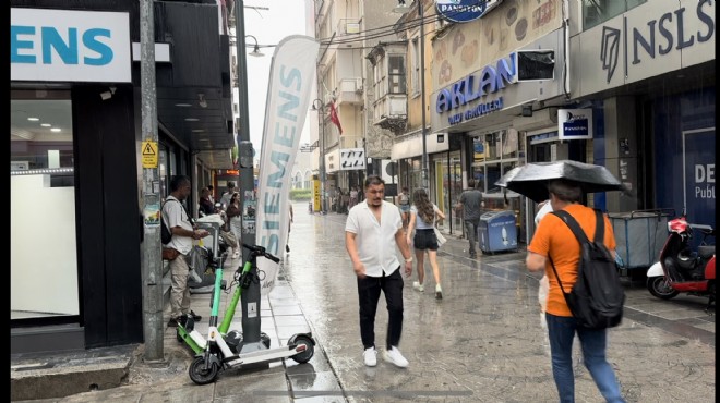 İzmir i sağanak vurdu!