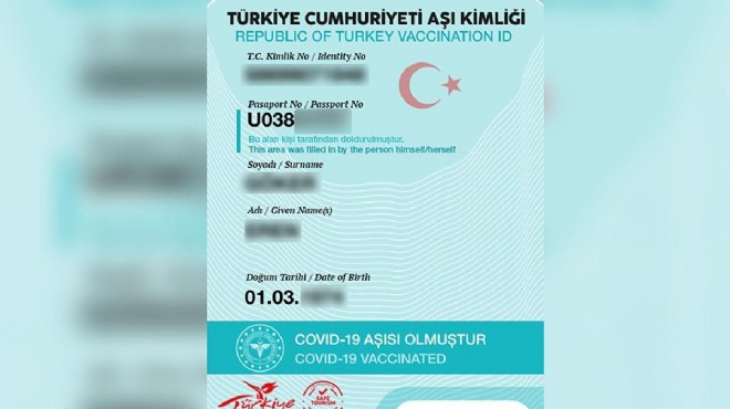 İzmir de sahte aşı kartı hazırlayan hemşire tutuklandı!